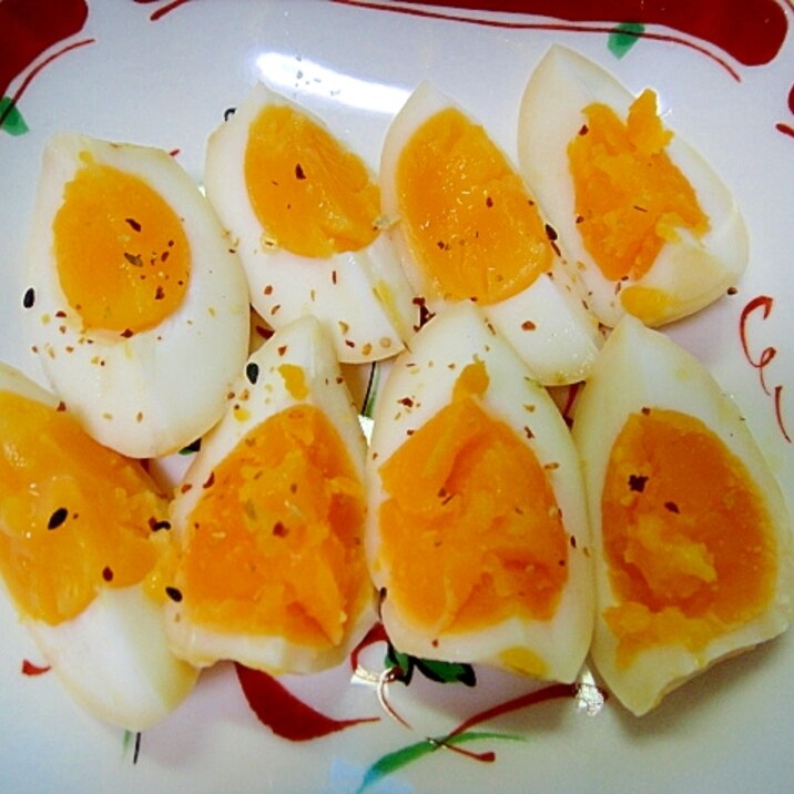 ゆで卵のはちみつ味噌漬け